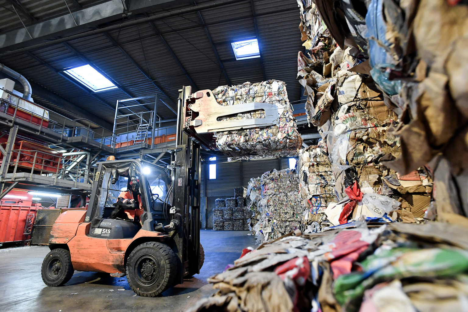 Photo reportage pour un groupe de traitement des déchets industriels